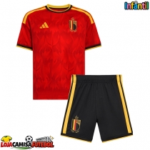 Camisa de Futebol Bélgica Axel Witsel #6 Equipamento Principal Infantil Mundo 2026 Manga Curta (+ Calças curtas)
